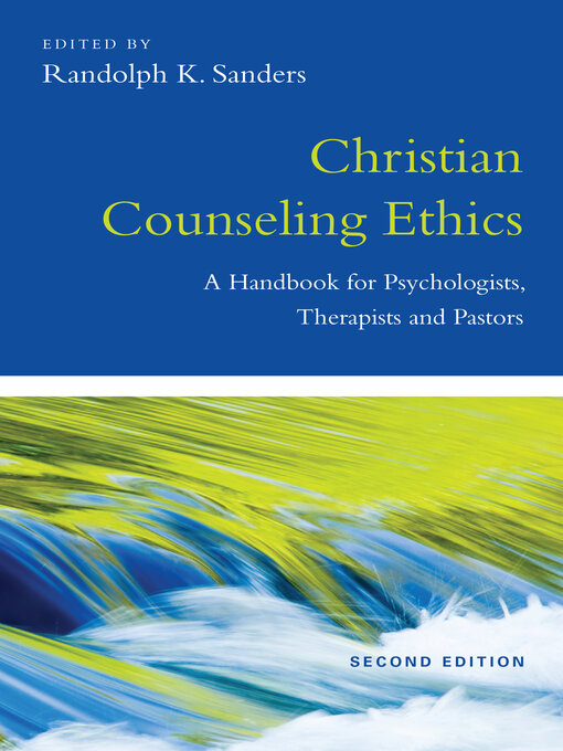 Cover image for Christian Counseling Ethics